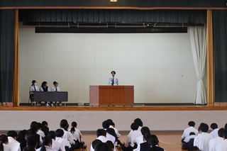 10月3日 生徒会認証式・生徒総会 | 横須賀高校