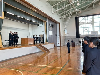 離任式