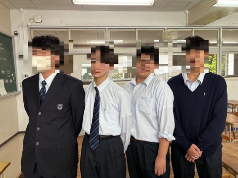 制服の着こなし